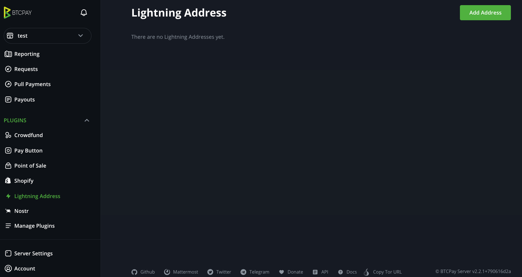 LN Address